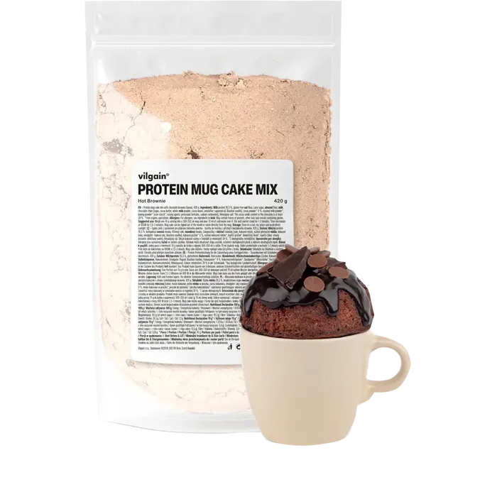 Vilgain Protein Mug Cake Mix čokoládové brownie 420g